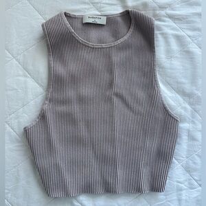 Babaton crop top. Size S. Light mauve colour